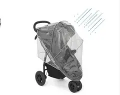 Joie ベビーカー用 レインカバー 3輪タイプのサムネイル