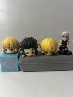 鬼滅の刃 竈門炭治郎 我妻善逸 宇髄天元 フィギュア 4体まとめ売り