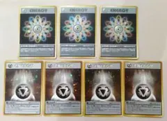 ポケモンカード　旧裏　キラ　レインボーエネルギー 鋼エネルギー　まとめ売り7枚
