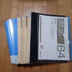 B4 20ポケット クリアファイル7冊 リングファイル ソフトケース - メルカリ