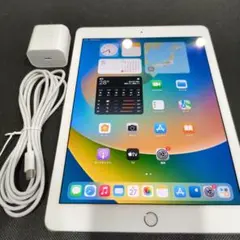 iPad Pro 9.7 128GB シルバー、外観良品、高速充電器＋ケーブル付