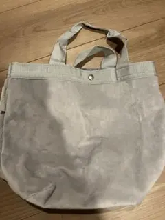 グレー スエード風 トートバッグ　GODIVA
