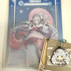 一番くじ 雪ミク 2023 ビッグアクリルスタンド ラバーチャーム 初音ミク