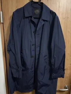 【ユナイテッドアローズ】ネイビー ステンカラーコート