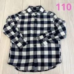 ユニクロ　UNIQLO  チェックシャツ　キッズ　110cm