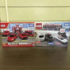 SA736 トミカ 事件を解決！警察車両コレクション 街を守るぞ！消防車両セットのサムネイル