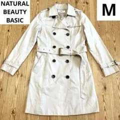 ❤️ナチュラルビューティーベーシック❤️トレンチコート❤️ベージュ❤️Mサイズ❤️
