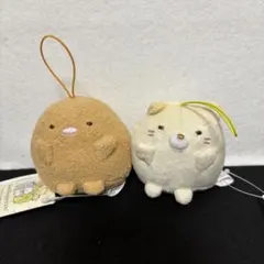 すみっコぐらし　ばんざいゴムひも付きマスコット　とんかつ　ねこ　プライズ