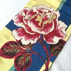 大正ロマンな薔薇柄　アンティーク名古屋帯のサムネイル