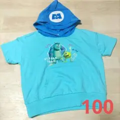 モンスターズ・インク　半袖Tシャツ　フード付き　新品　110サイズ　ディズニー
