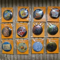 ディズニーストア　缶バッジ12個セット