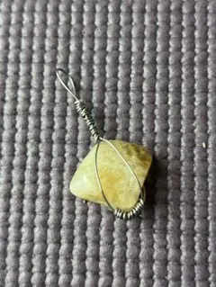 天然石 ワイヤーラップ ペンダントトップ - メルカリ