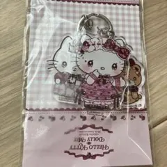 ハローキティ ３連アクリルキーホルダー
