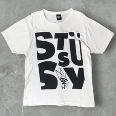 【希少デザイン】Stussy オールドステューシー ４大都市大判プリントTシャツ
