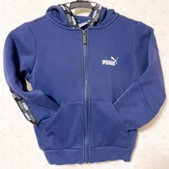 PUMA フード付きパーカー 120cm ネイビー キッズ 子供服 プーマ
