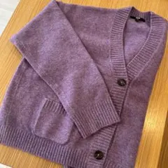 UNIQLO パープル カーディガン L