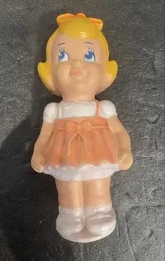 第一勧業銀行 のばらちゃん ソフビ 貯金箱 昭和レトロ 当時物 かんぎん