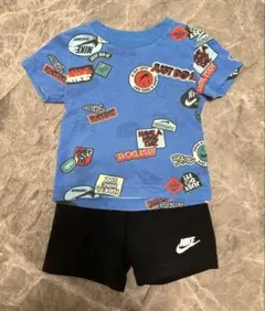 NIKEキッズ セットアップ 半袖ロゴTシャツ ショートパンツ 90cm 男の子