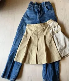 メゾピアノジュニア、ポンポネットジュニアボトムス