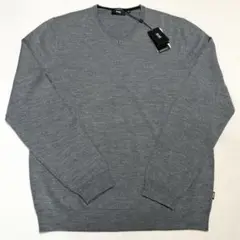 セーター XL HUGO BOSS ヒューゴボスニットトップス グレー新品未使用