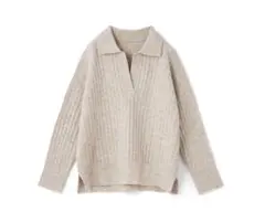 GRL ワイドリブ襟付きニットトップス[an960]