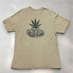 AFENDS ヘンプTシャツ HempマリファナM コットン ベージュのサムネイル