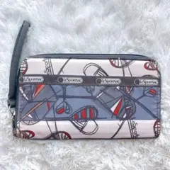 LeSportsac レスポートサック 長財布 ラウンドファスナー マルチポーチ