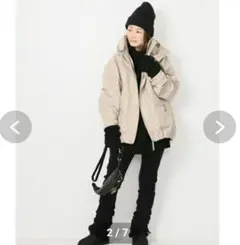 demi-luxe beams ダウン コート★希少★ Mountain コート