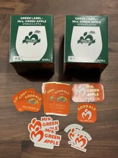 キリン×Mrs. GREEN APPLE グラス 2個& ステッカー12枚