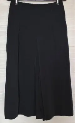 紺 キレイめ ガウチョパンツ Mサイズ