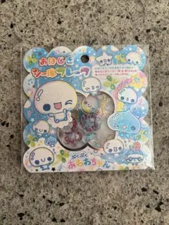 あわわちゃん シールフレーク おはじきシール　プチドロップステッカー