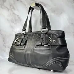 COACH コーチ 3647 ミニシグネーチャー ハンドバッグ Y2K 黒 - メルカリ