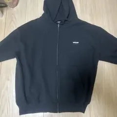 HUF ブラック ジップアップパーカー　L 最終値下げ