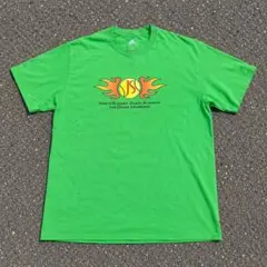 90s 00s adidas アディダス Tシャツ グリーン 短丈