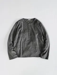 Wool Jersey Henley L/S Tee - メルカリ