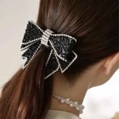 キラキラリボンバレッタ