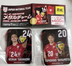バレーボール男子日本代表 メタルチャーム 2種セット