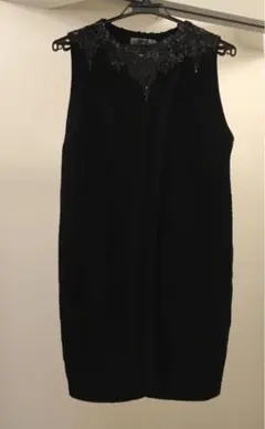 DIESEL ワンピース セータードレス ディーゼル ワンピ 黒 ジャケット