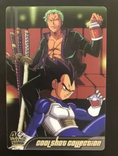 40周年ドラゴンボール ワンピース コラボ カード ルフィ 悟空 ゾロ ベジータ 40周年ドラゴンボール ワンピース コラボ カード ルフィ 悟空 ゾロ