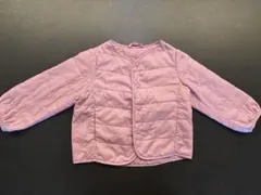 UNIQLO 80cm ライトウォームパデットコンパクトジャケット ピンク