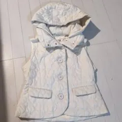 ダウンベスト　白　サイズ38 Мサイズ相当