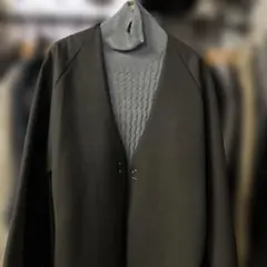 ロングコート ウール混合