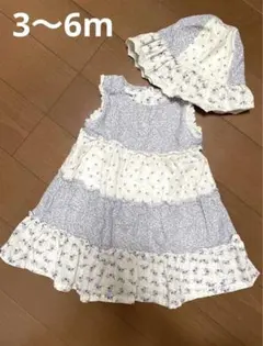 ☆Gap☆ギャップ　ティアードワンピース　ニューボーン