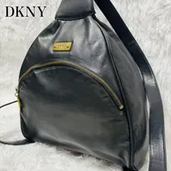 y2k DKNY Vintage Leather Duffle Backpackのサムネイル