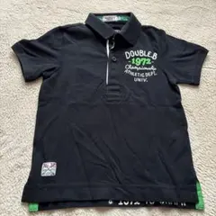 ミキハウス ダブルビー ポロシャツ 110cm ブラック