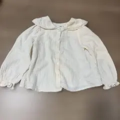 ZARA キッズ　ベビー　ブラウス　白　襟付　ザラ
