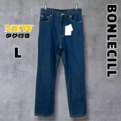 ＄【新品】BONLECILL ボンルシール ハイウエスト ストレートデニム Lのサムネイル