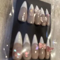 白フレンチネイル