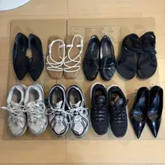 【まとめ売り】New Balance NIKE スニーカー パンプス サンダルのサムネイル
