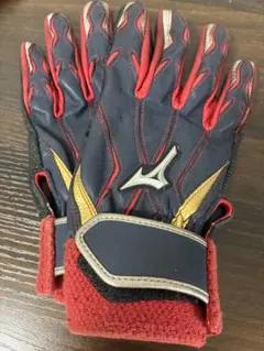 Mizuno Pro バッティング用手袋 松井秀喜モデル 黒/赤/金 - メルカリ